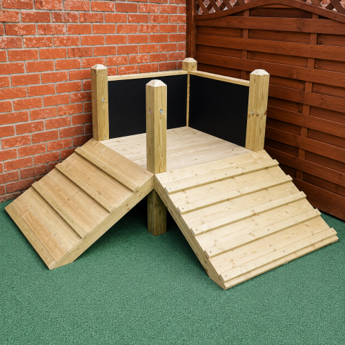 Toddler Up & Over Climbing Frame (3 sections, Corner Unit)