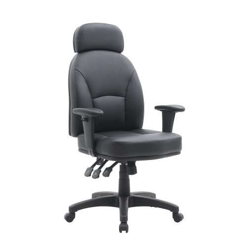Avon 24 Hour PU Leather Operator Chair with Headrest