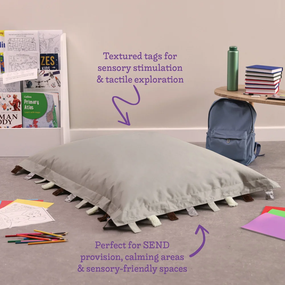 Touch Tags Sensory Giant Floor Cushion Bean Bag - Image 5