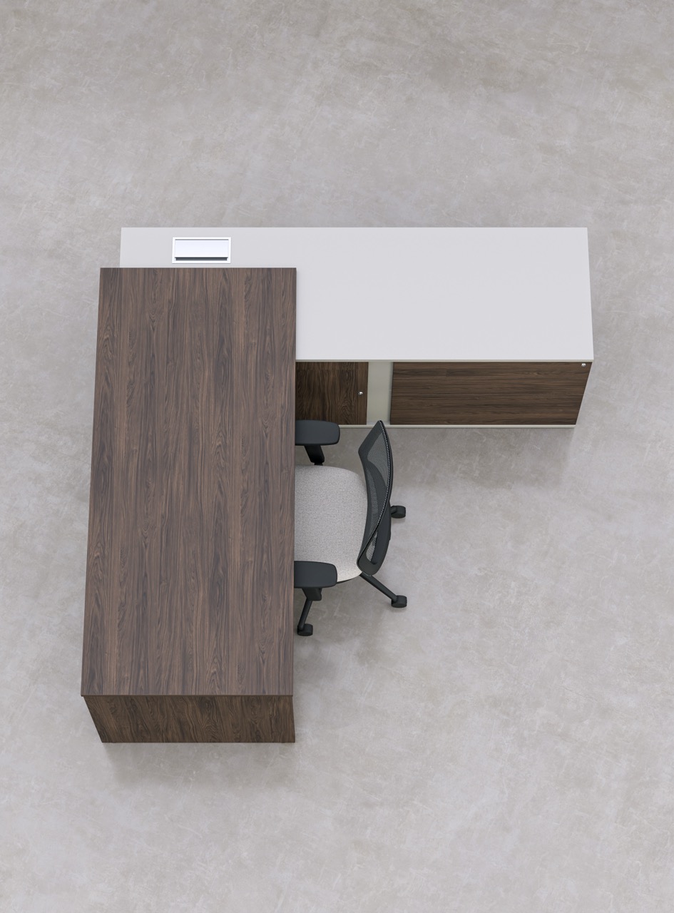 Executive Radial Workstation with Return Storage Unit - Image 5