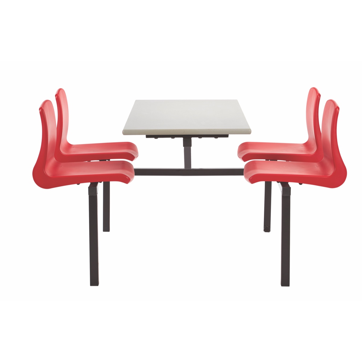Four Seater NP Chair Canteen Mid Table - Image 2