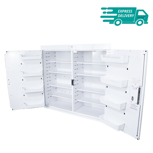 Bristol Maid Double Door Drug & Medicine Cabinet with LED Lighting