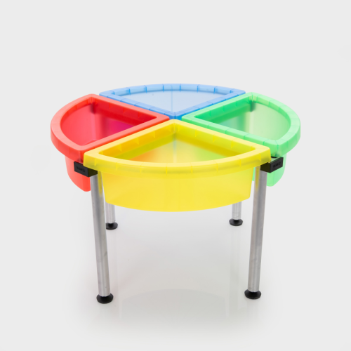 tickit Discovery Colour Quadrant Trays and Stand for early years sensory play