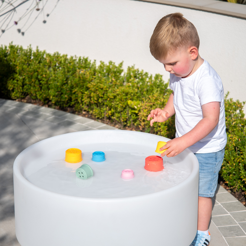 84-piece SiliSoft silicone bundle including stacking cups, sensory balls and woodland mushroom set