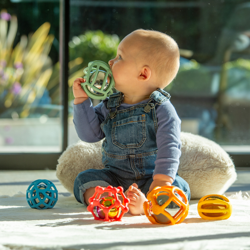 SiliSoft food-grade silicone toys for shape sorting, construction and imaginative play aged 3 plus