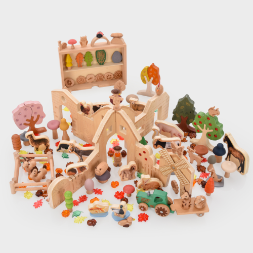 tickit Farm Resource Bundle 7-piece EYFS farm imaginative play set