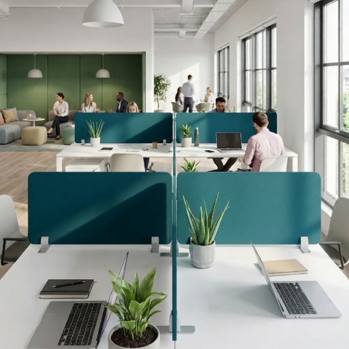Plain Acoustic Desk Screen
