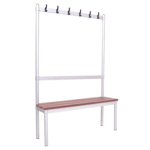 Changing Room Bench with Hooks