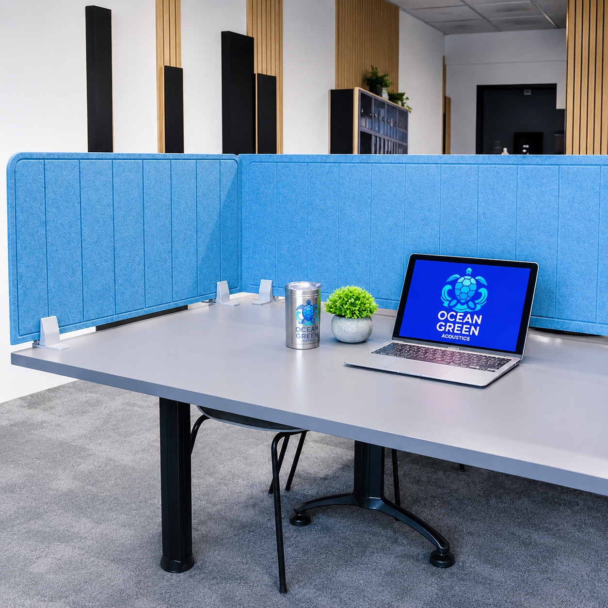 Decorative Acoustic Desk Screen