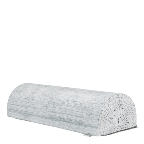 Multi-seater foam bench with driftwood print in a themed classroom corner