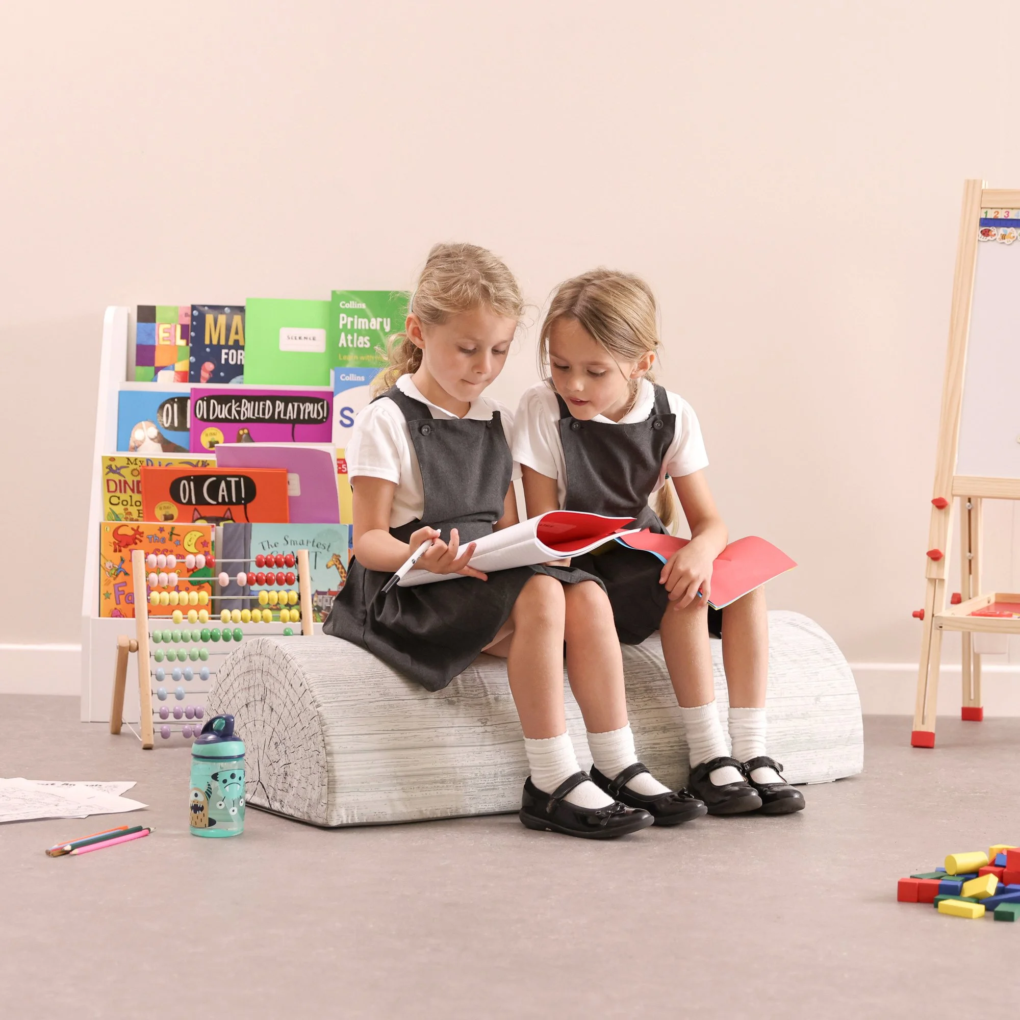 Multi-Seater Foam Driftwood Bench - Image 2