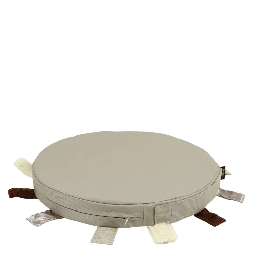 Touch Tags Sensory Round Carry Cushion
