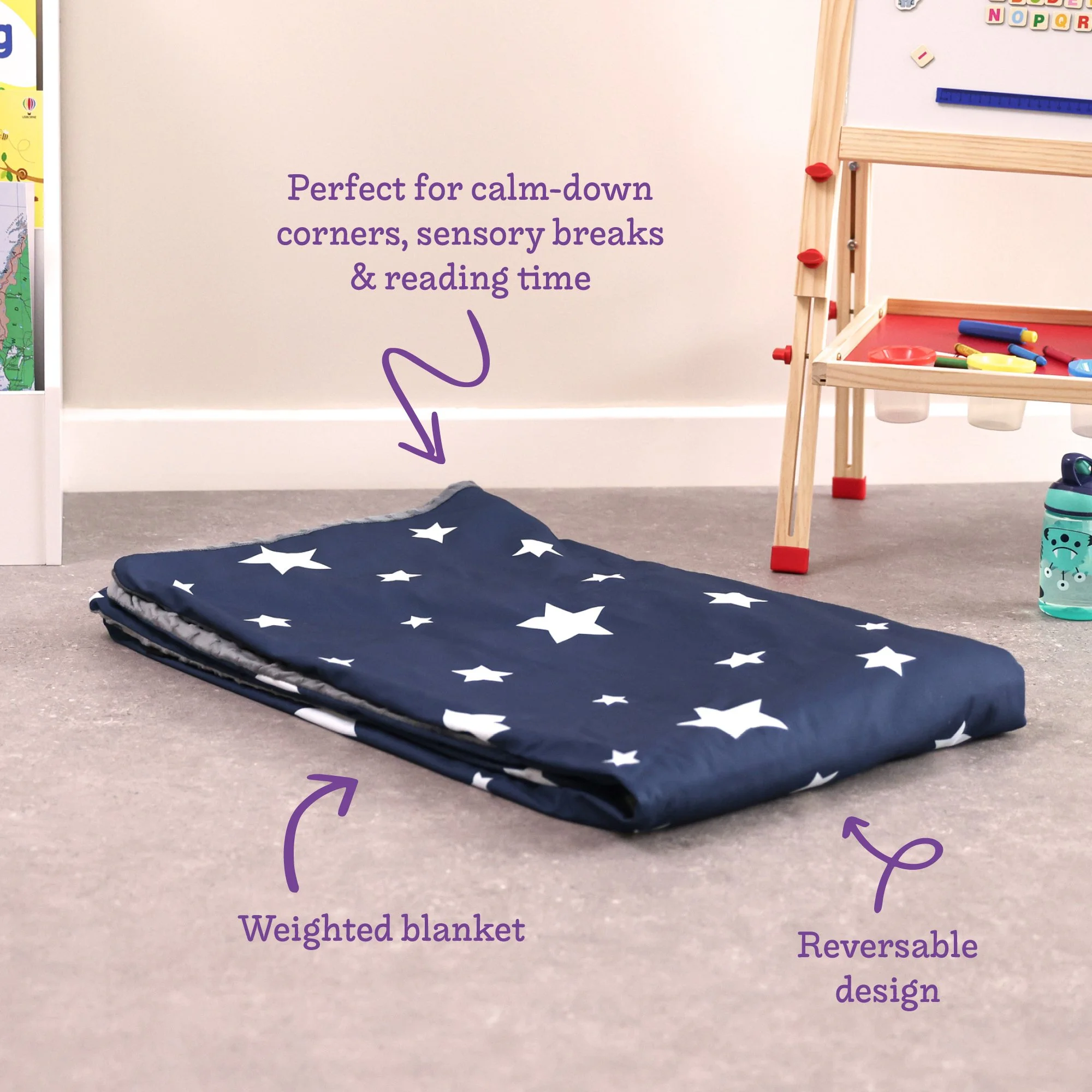 Star Print Weighted Blanket - Image 3