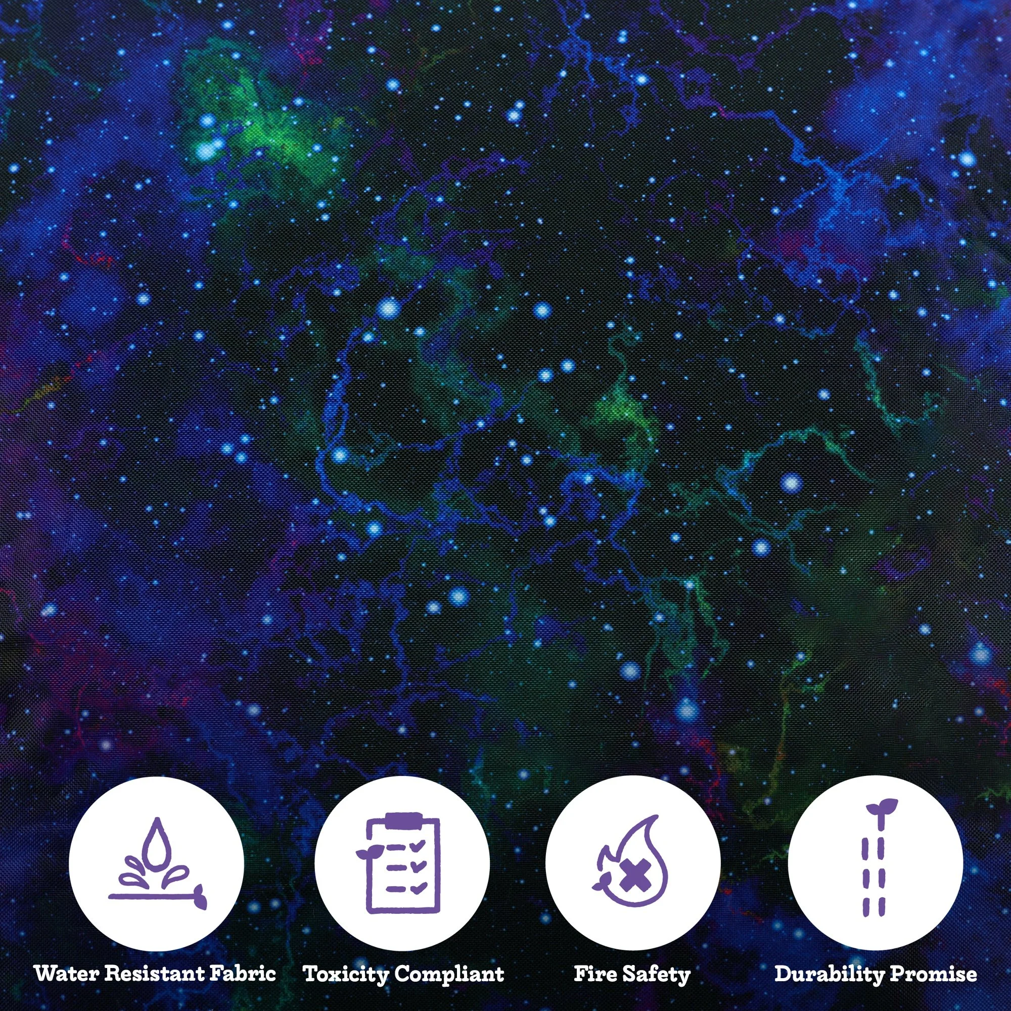 Galaxy Print Giant Floor Cushion Bean Bag - Image 5