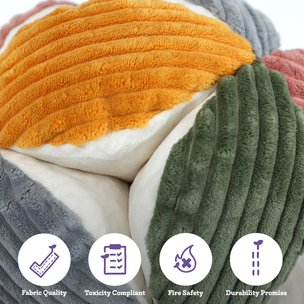 Sensory Jumbo Corduroy Ball Cushion - Image 5