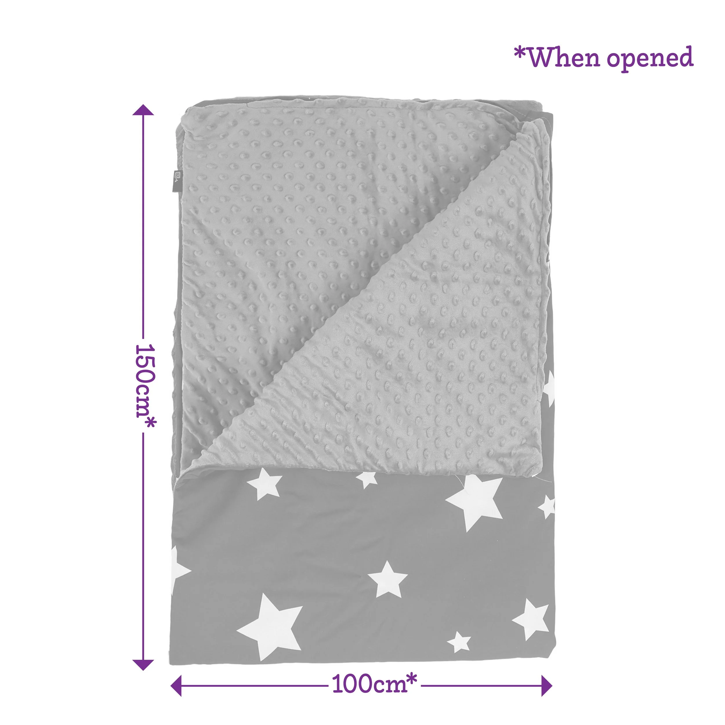 Star Print Weighted Blanket - Image 4