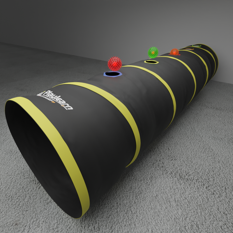Sensory Pop-Up Tunnel with LED Balls - Image 4