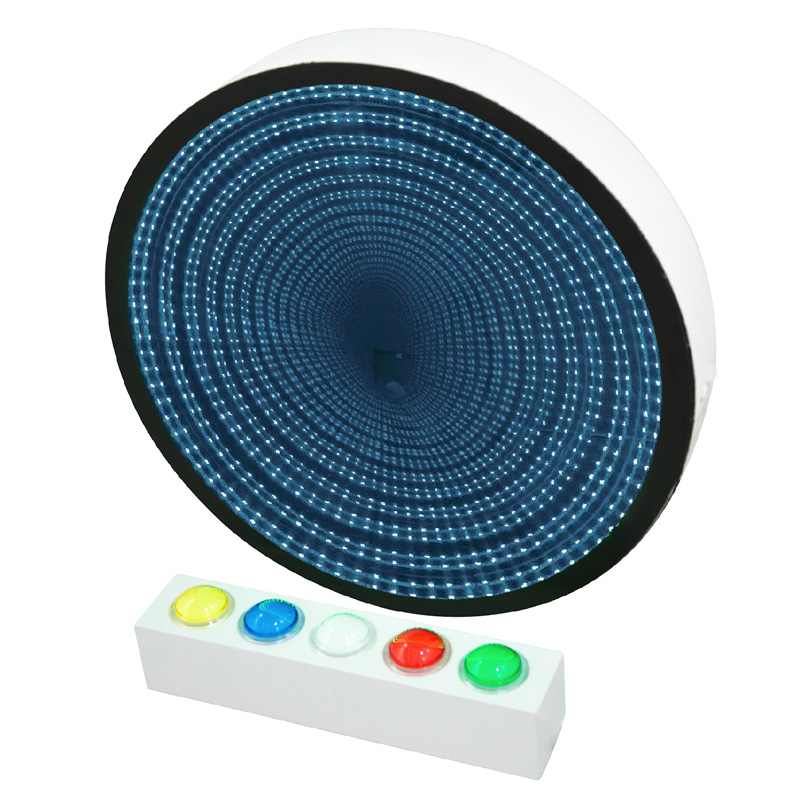 60cm Interactive Infinity Mirror with Giant Remote Buttons - Image 7