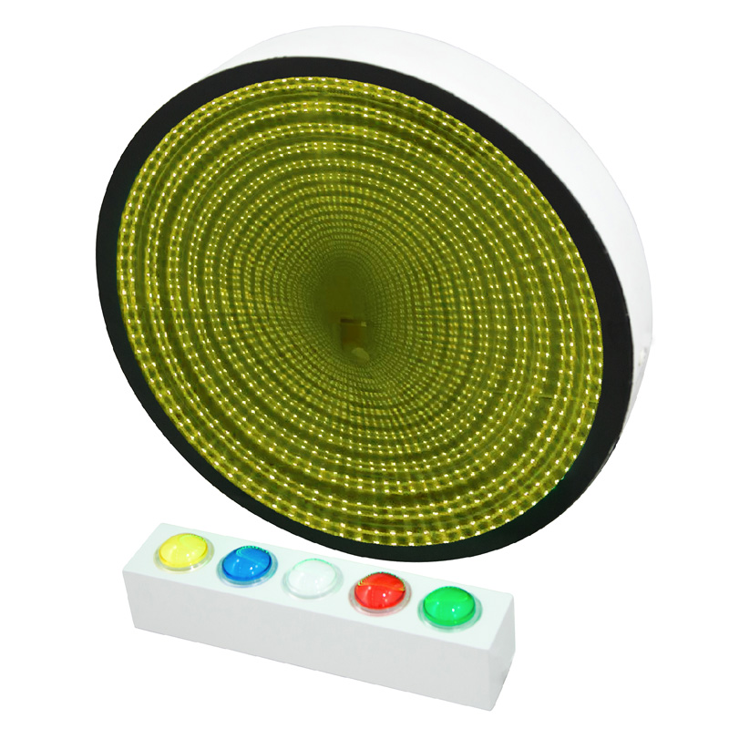 60cm Interactive Infinity Mirror with Giant Remote Buttons - Image 4