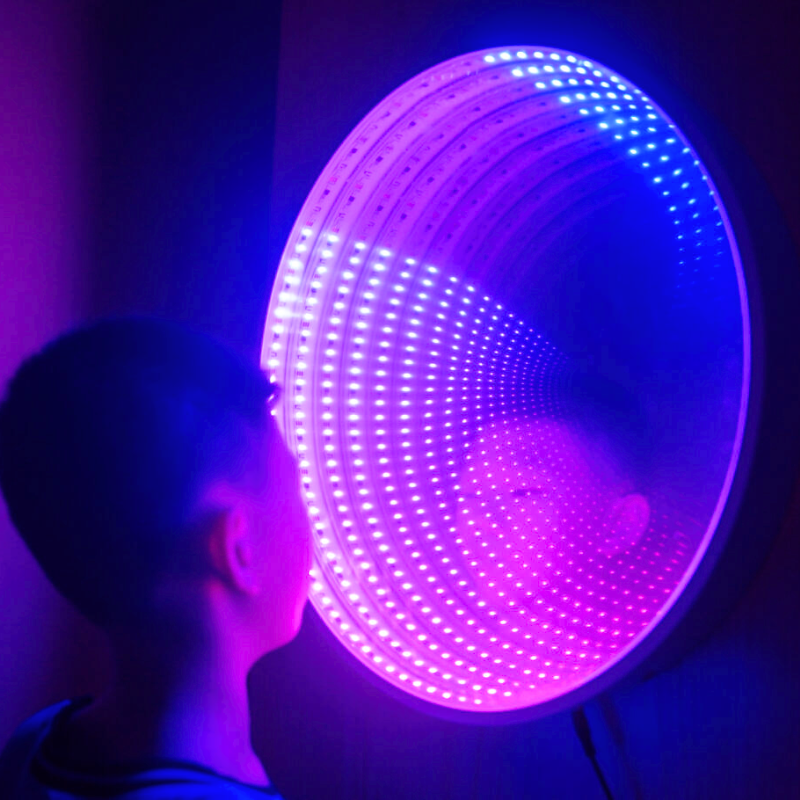 60cm Interactive Infinity Mirror with Giant Remote Buttons - Image 2