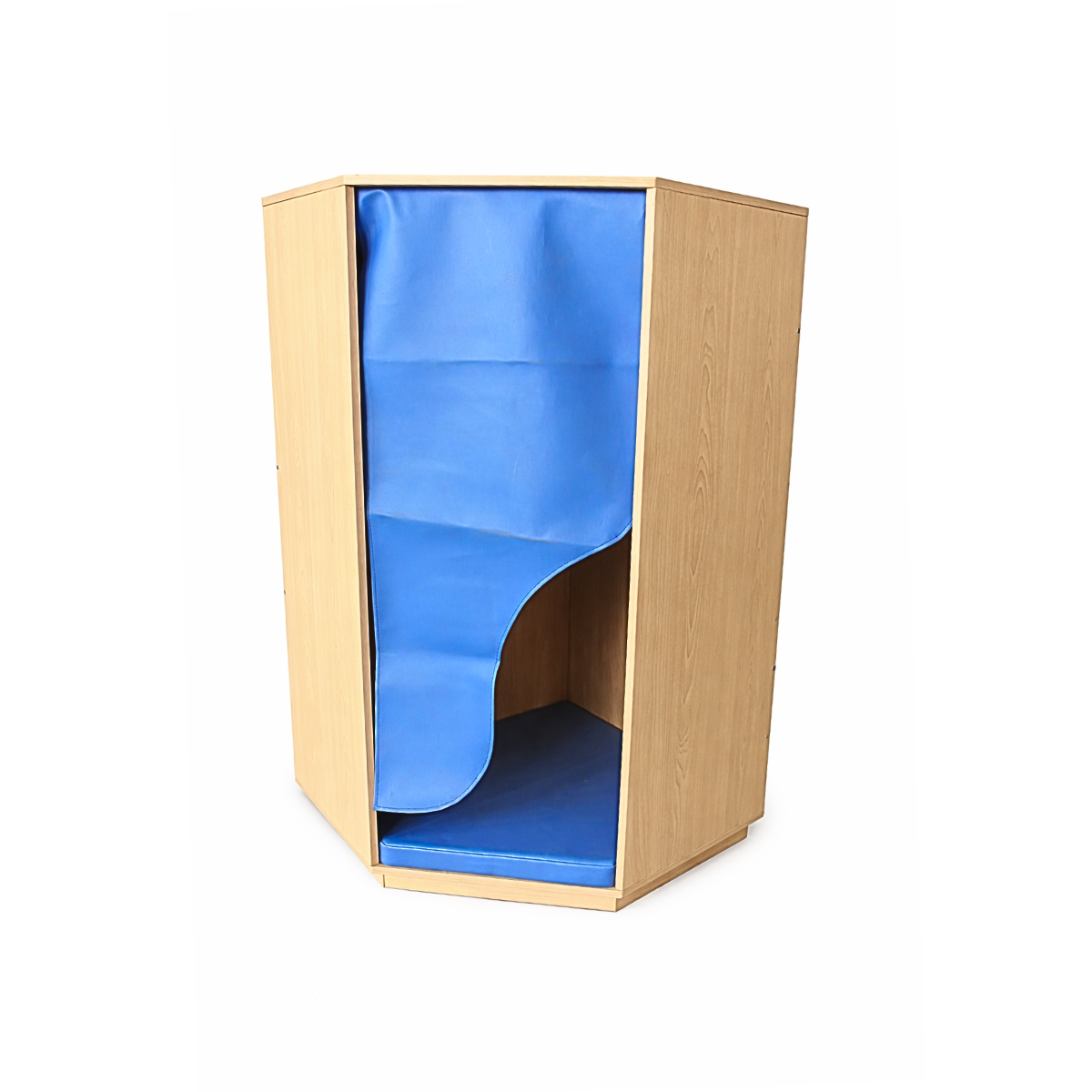 Wooden Padded Den with Mood Lighting - Image 4