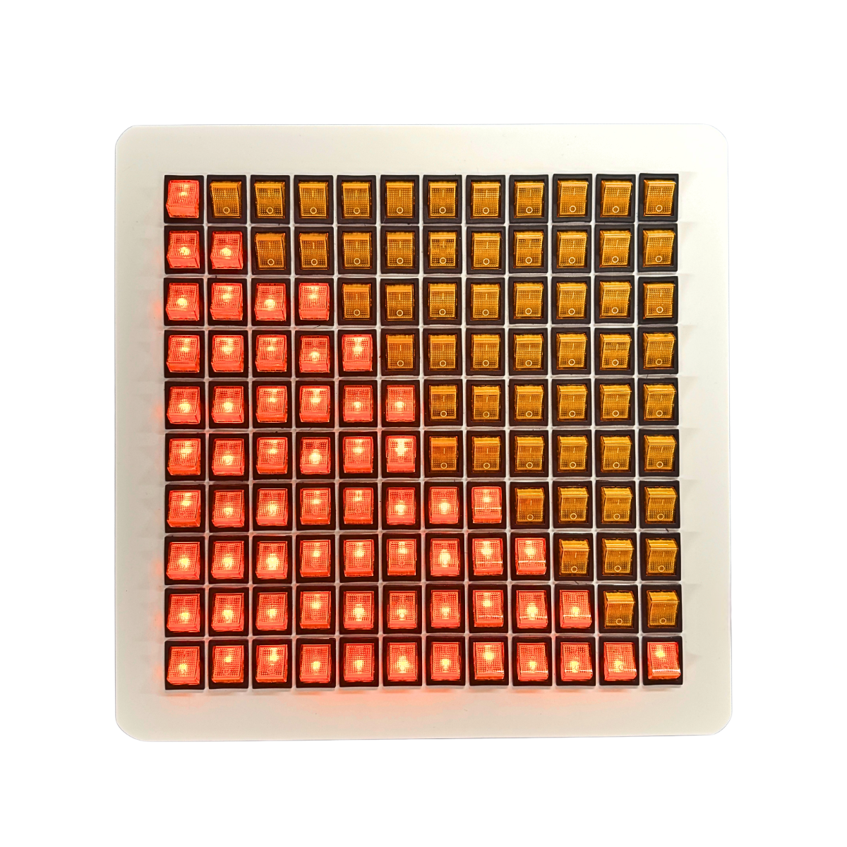 Playlearn interactive sensory switch panel with illuminated switches for SEND sensory rooms