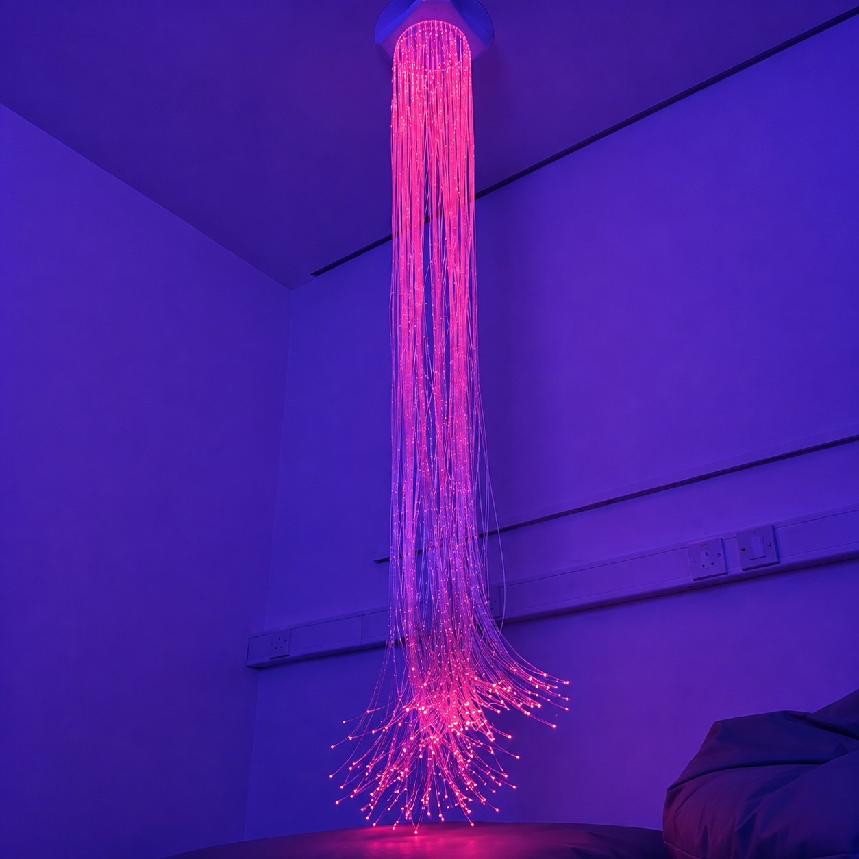 Apollo Creative ceiling mounted fibre optic chandelier - view 4