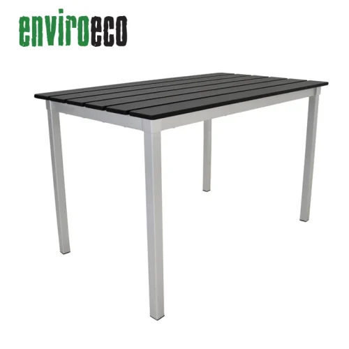Black Rectangular Outdoor Table