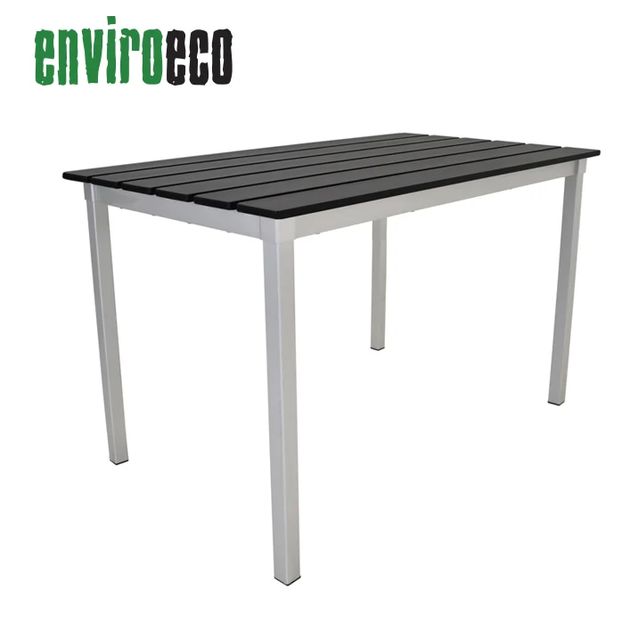 Black Rectangular Outdoor Table