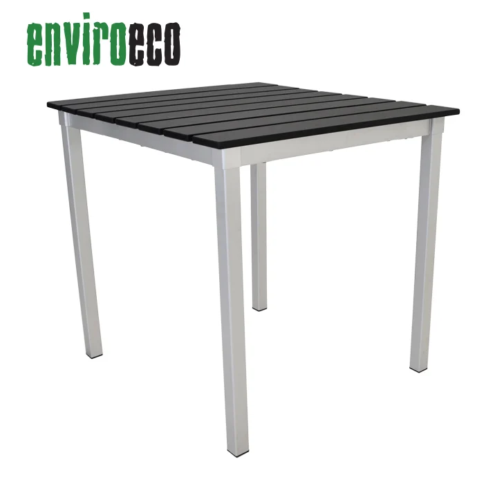 Black Square Outdoor Table