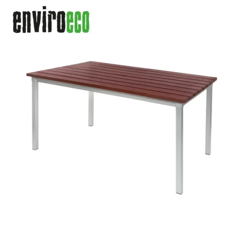 Mahogany Rectangular Outdoor Table