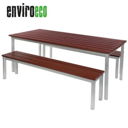 Mahogany Rectangular Outdoor Duo Set