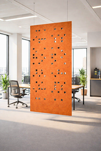 Square Matrix Acoustic Hanging Divider