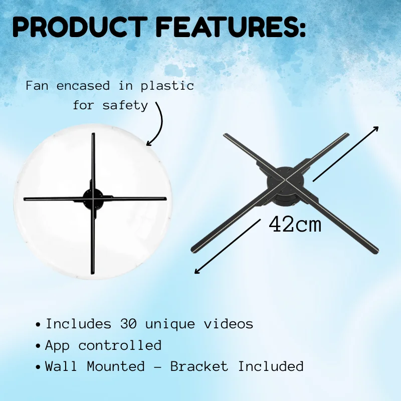 3D Hologram – 42cm - Image 8