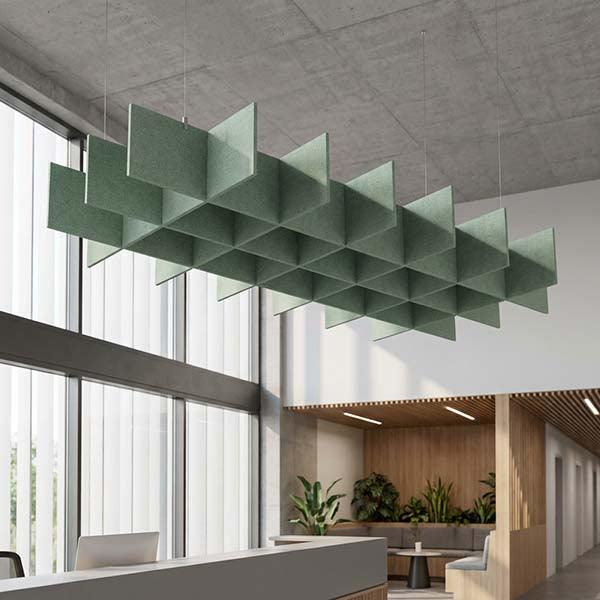 Arctic Honeycomb Acoustic Ceiling Baffle Kit