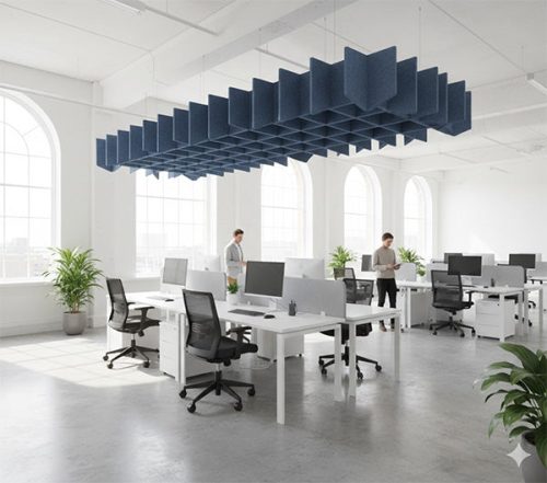 Arctic Lattice Acoustic Ceiling Baffle Kit