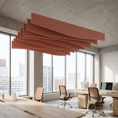 Ocean Curve Acoustic Ceiling Baffle Kit