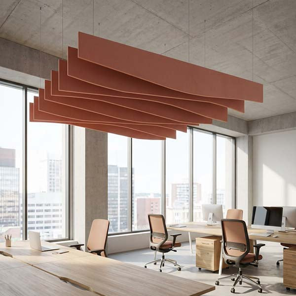 Ocean Curve Acoustic Ceiling Baffle Kit