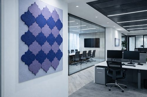 Ocean Green Paseo Acoustic Wall Tiles