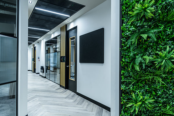 Ocean Green Plain Acoustic Wall Panel - Image 4